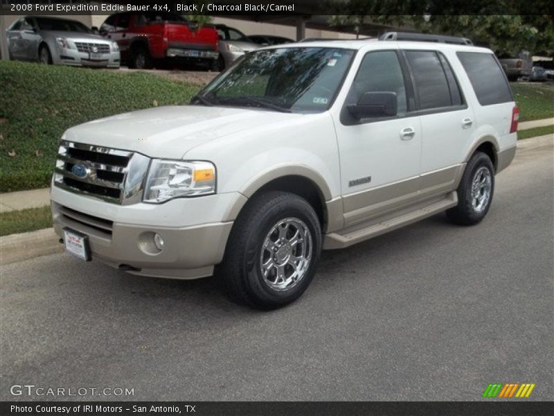 Black / Charcoal Black/Camel 2008 Ford Expedition Eddie Bauer 4x4