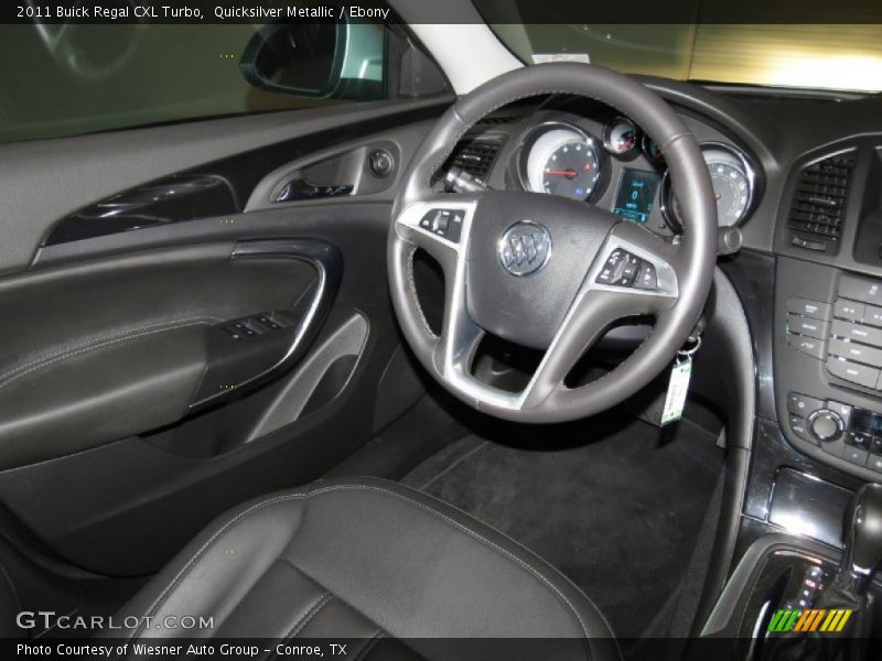 Quicksilver Metallic / Ebony 2011 Buick Regal CXL Turbo