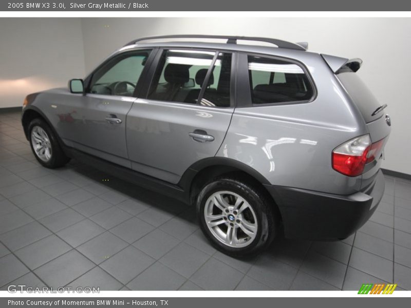 Silver Gray Metallic / Black 2005 BMW X3 3.0i