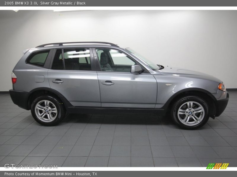 Silver Gray Metallic / Black 2005 BMW X3 3.0i