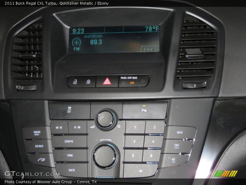 Quicksilver Metallic / Ebony 2011 Buick Regal CXL Turbo