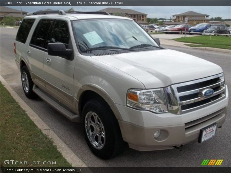Black / Charcoal Black/Camel 2008 Ford Expedition Eddie Bauer 4x4