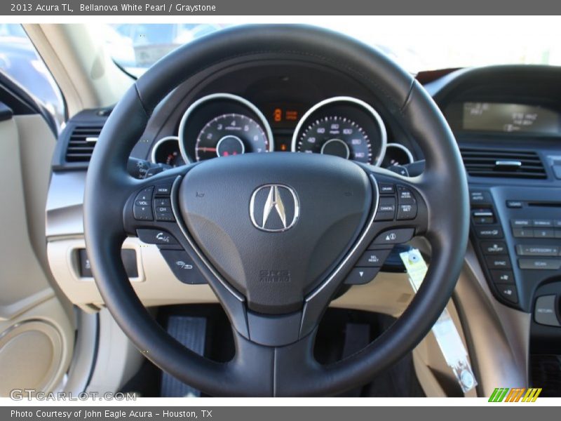 Bellanova White Pearl / Graystone 2013 Acura TL