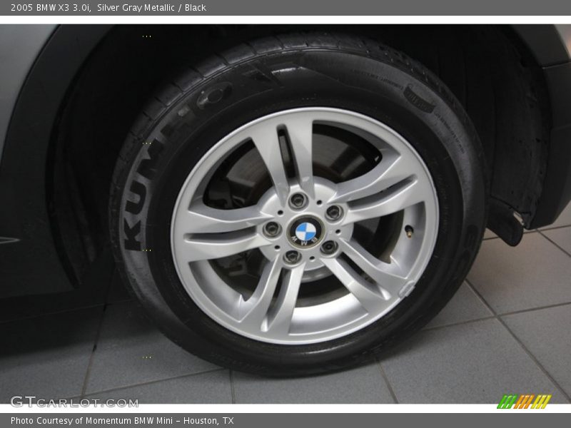 Silver Gray Metallic / Black 2005 BMW X3 3.0i