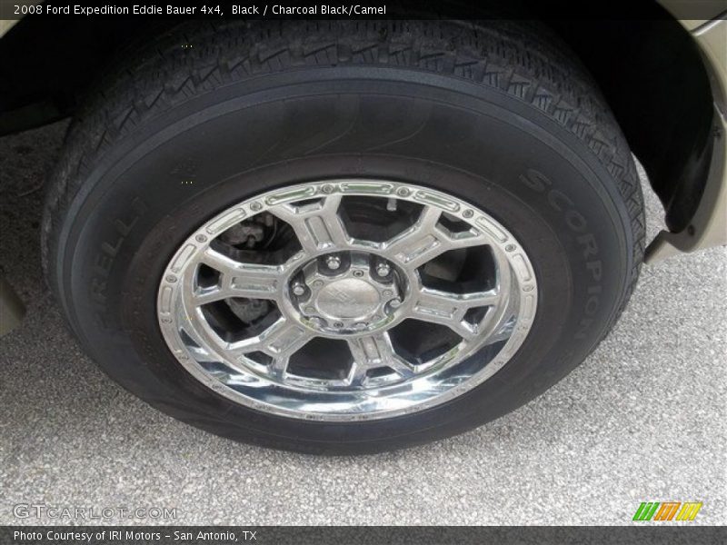 Black / Charcoal Black/Camel 2008 Ford Expedition Eddie Bauer 4x4