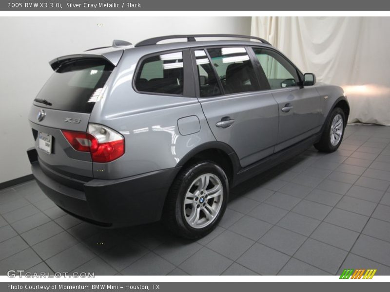 Silver Gray Metallic / Black 2005 BMW X3 3.0i