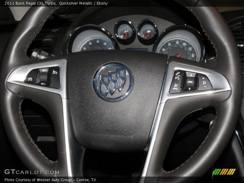 Quicksilver Metallic / Ebony 2011 Buick Regal CXL Turbo
