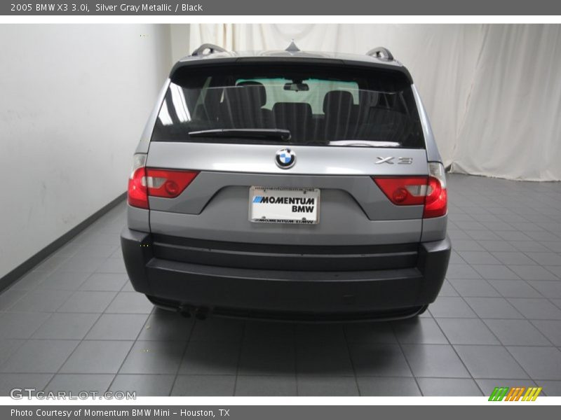 Silver Gray Metallic / Black 2005 BMW X3 3.0i