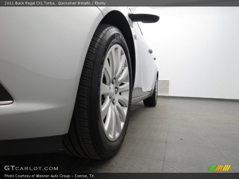 Quicksilver Metallic / Ebony 2011 Buick Regal CXL Turbo