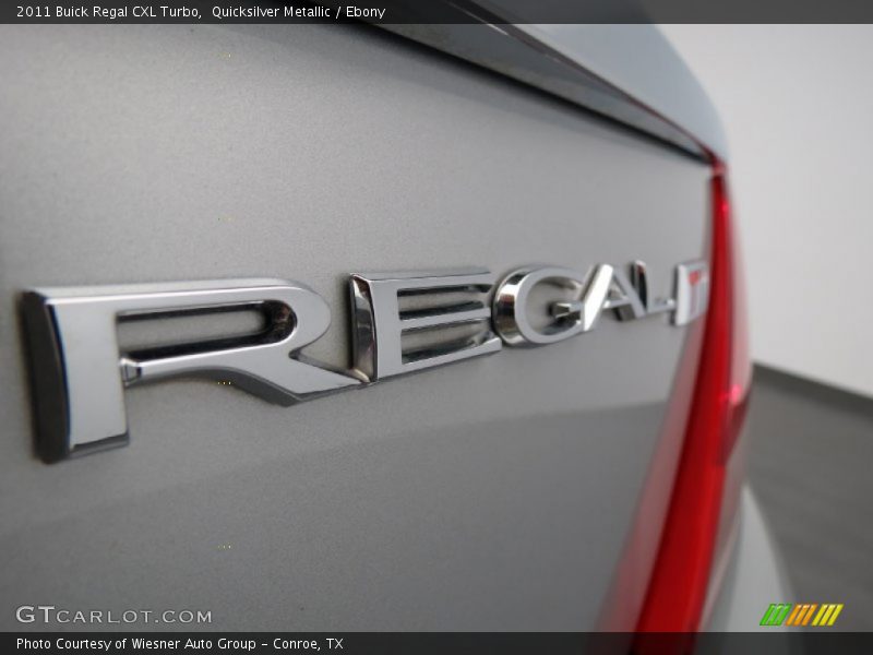 Quicksilver Metallic / Ebony 2011 Buick Regal CXL Turbo