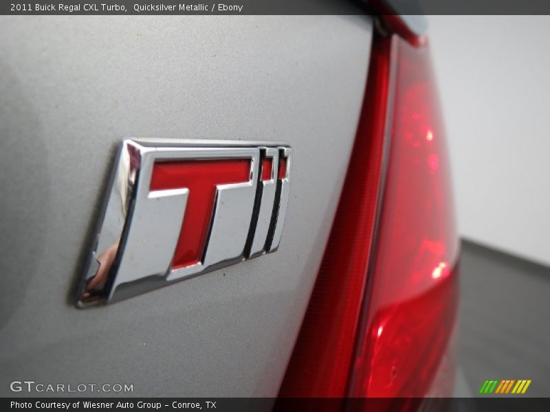 Quicksilver Metallic / Ebony 2011 Buick Regal CXL Turbo