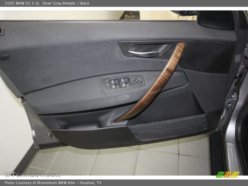 Silver Gray Metallic / Black 2005 BMW X3 3.0i