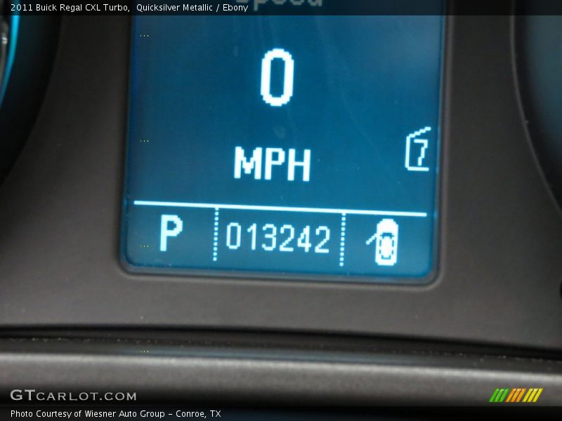 Quicksilver Metallic / Ebony 2011 Buick Regal CXL Turbo
