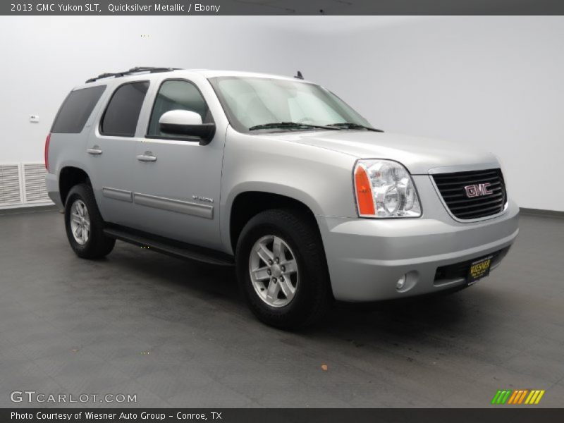 Quicksilver Metallic / Ebony 2013 GMC Yukon SLT