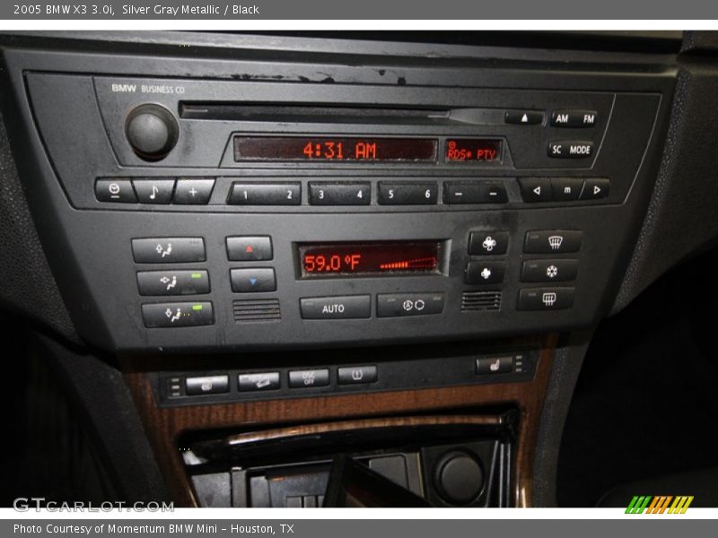 Silver Gray Metallic / Black 2005 BMW X3 3.0i