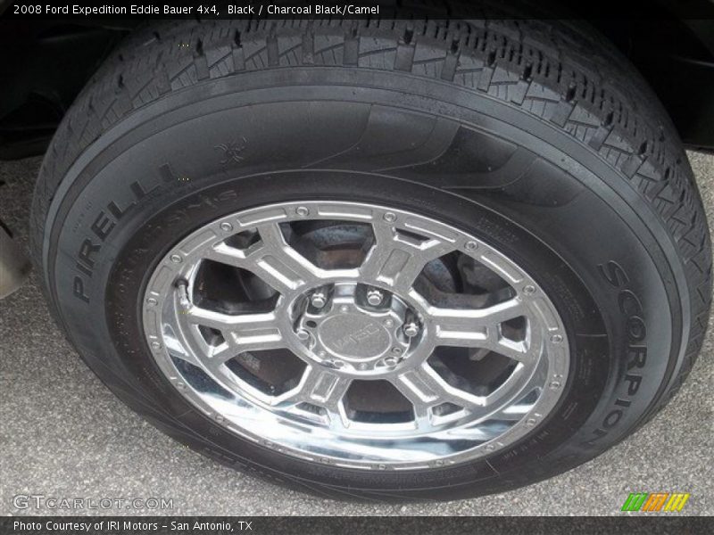 Black / Charcoal Black/Camel 2008 Ford Expedition Eddie Bauer 4x4