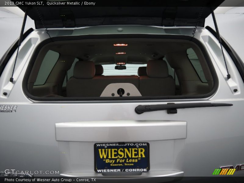Quicksilver Metallic / Ebony 2013 GMC Yukon SLT