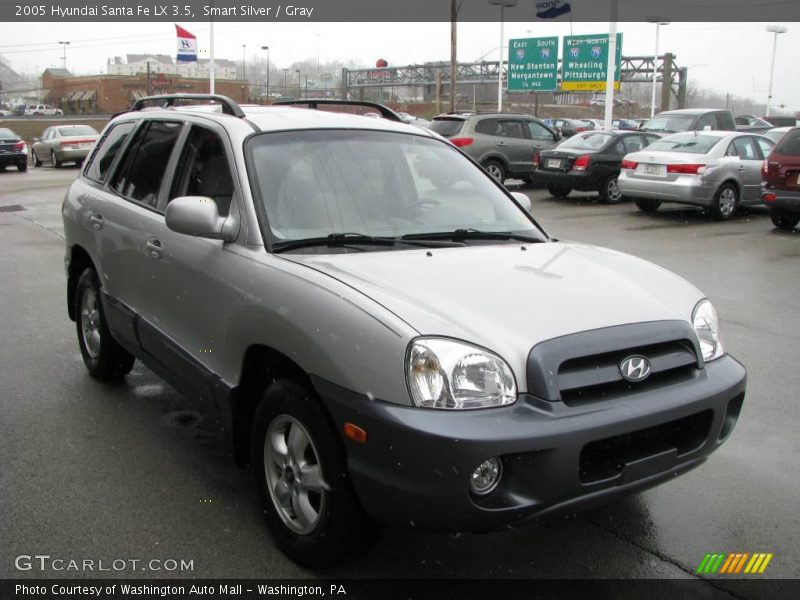 Smart Silver / Gray 2005 Hyundai Santa Fe LX 3.5