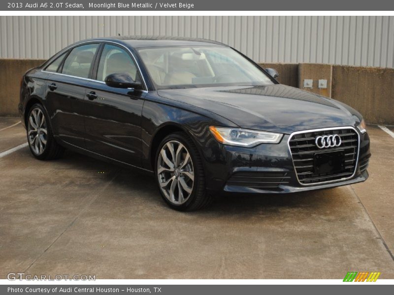 Moonlight Blue Metallic / Velvet Beige 2013 Audi A6 2.0T Sedan