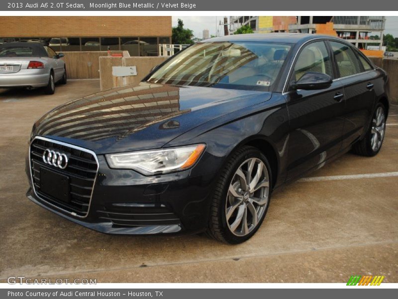 Moonlight Blue Metallic / Velvet Beige 2013 Audi A6 2.0T Sedan