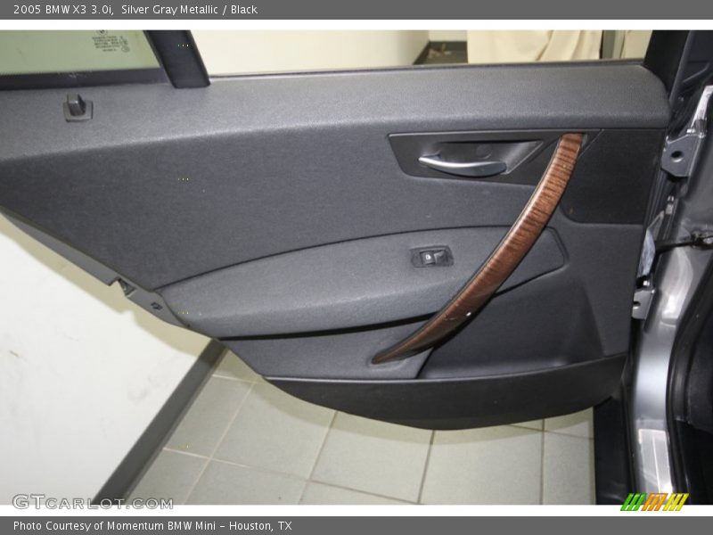 Silver Gray Metallic / Black 2005 BMW X3 3.0i