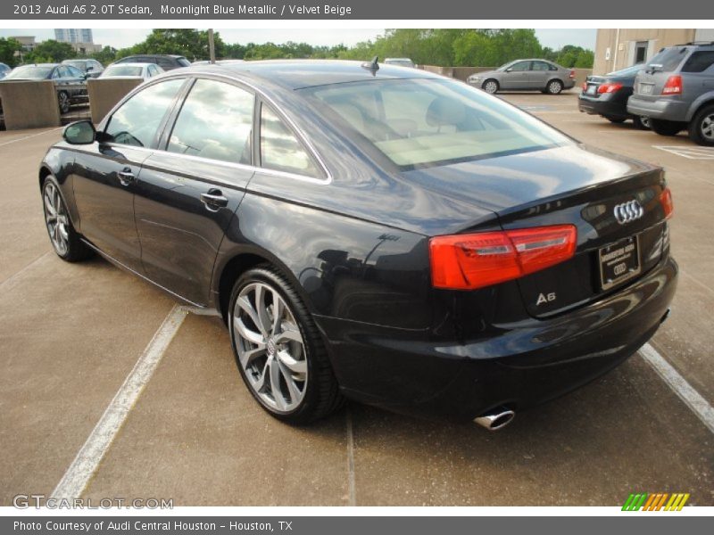 Moonlight Blue Metallic / Velvet Beige 2013 Audi A6 2.0T Sedan