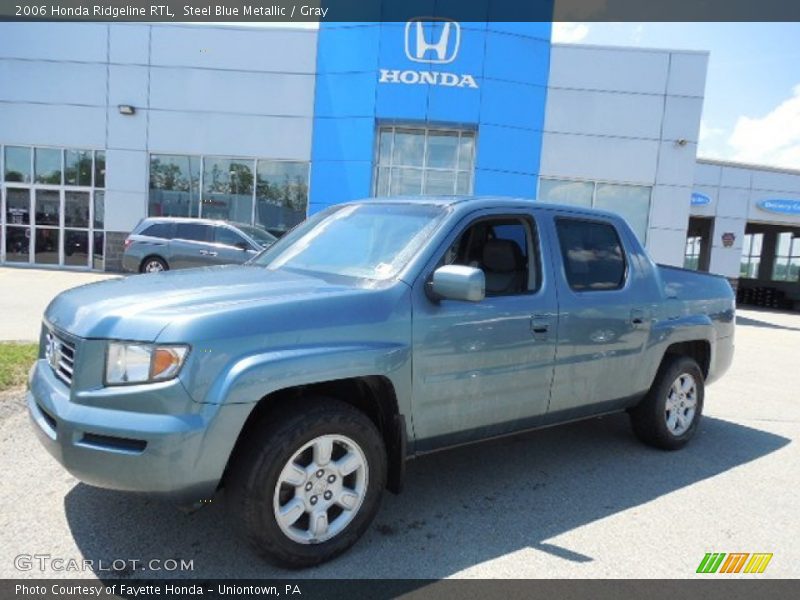 Steel Blue Metallic / Gray 2006 Honda Ridgeline RTL