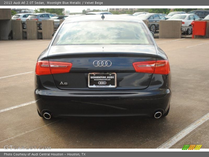 Moonlight Blue Metallic / Velvet Beige 2013 Audi A6 2.0T Sedan