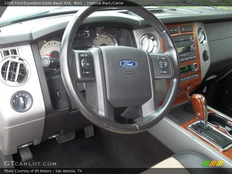Black / Charcoal Black/Camel 2008 Ford Expedition Eddie Bauer 4x4