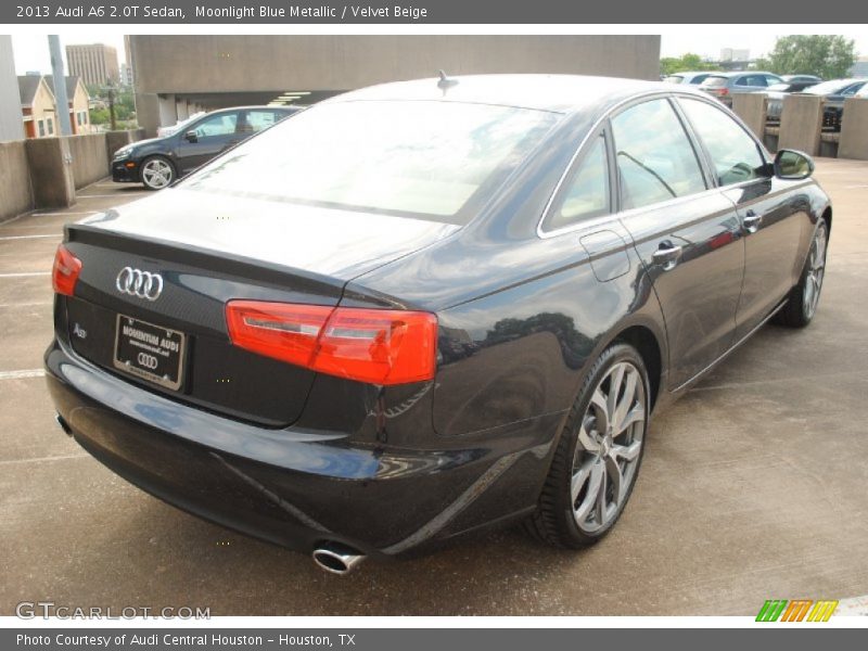 Moonlight Blue Metallic / Velvet Beige 2013 Audi A6 2.0T Sedan