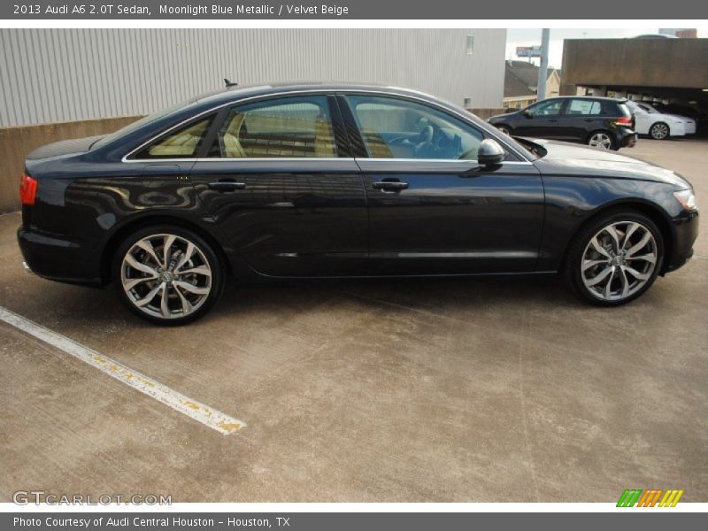 Moonlight Blue Metallic / Velvet Beige 2013 Audi A6 2.0T Sedan