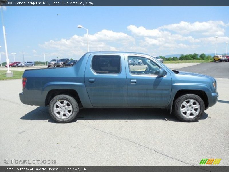Steel Blue Metallic / Gray 2006 Honda Ridgeline RTL