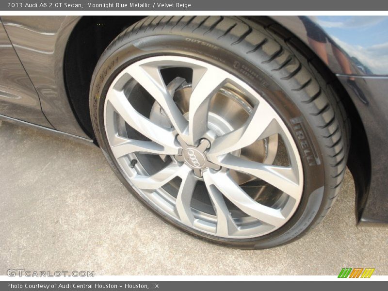 Moonlight Blue Metallic / Velvet Beige 2013 Audi A6 2.0T Sedan