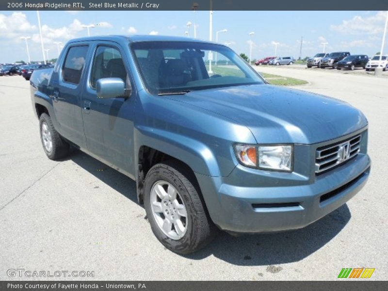 Steel Blue Metallic / Gray 2006 Honda Ridgeline RTL