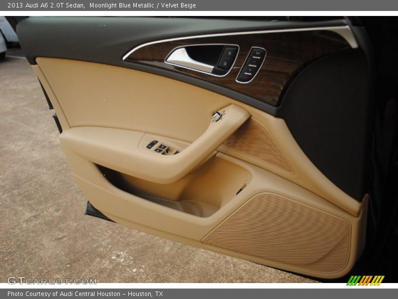 Moonlight Blue Metallic / Velvet Beige 2013 Audi A6 2.0T Sedan