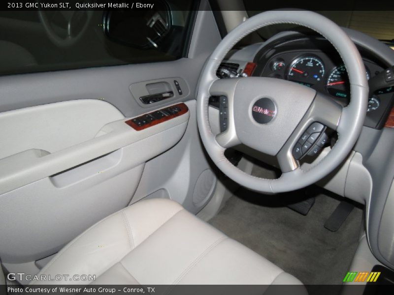 Quicksilver Metallic / Ebony 2013 GMC Yukon SLT