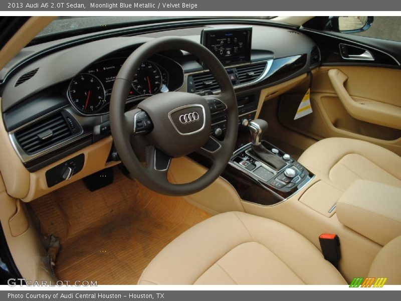Moonlight Blue Metallic / Velvet Beige 2013 Audi A6 2.0T Sedan