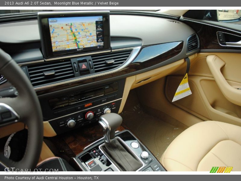 Moonlight Blue Metallic / Velvet Beige 2013 Audi A6 2.0T Sedan