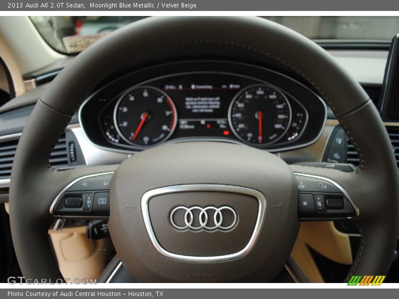 Moonlight Blue Metallic / Velvet Beige 2013 Audi A6 2.0T Sedan