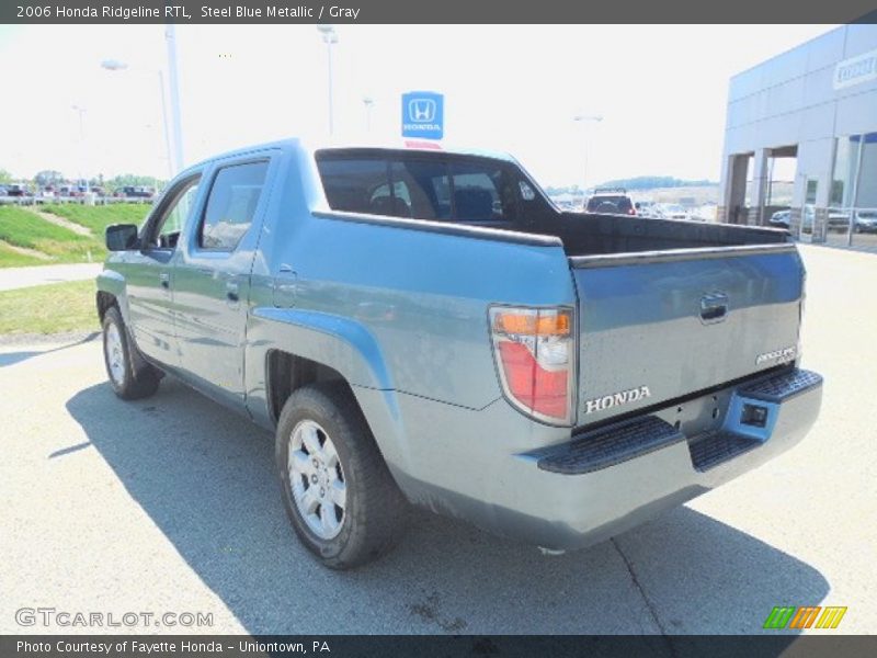 Steel Blue Metallic / Gray 2006 Honda Ridgeline RTL