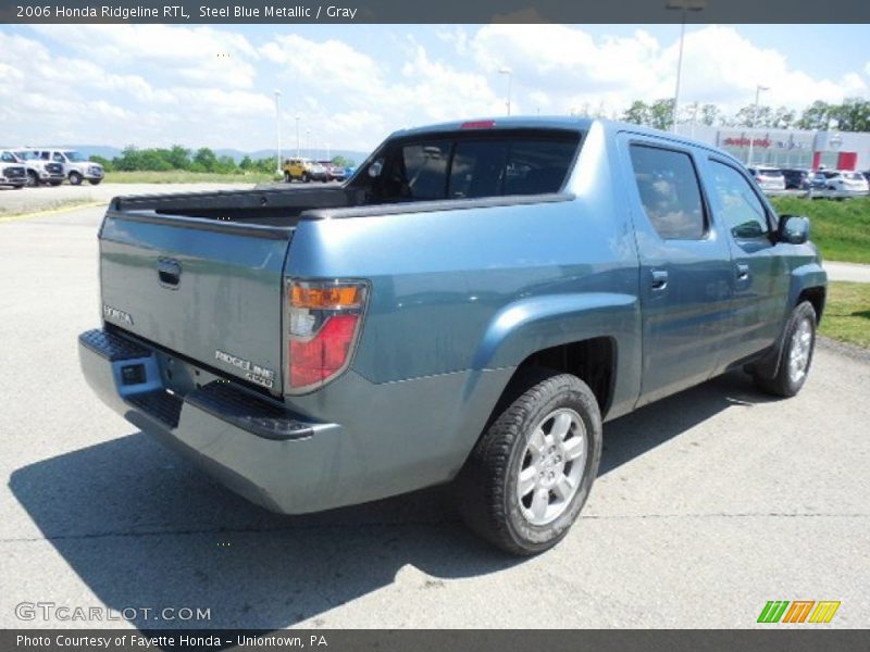 Steel Blue Metallic / Gray 2006 Honda Ridgeline RTL