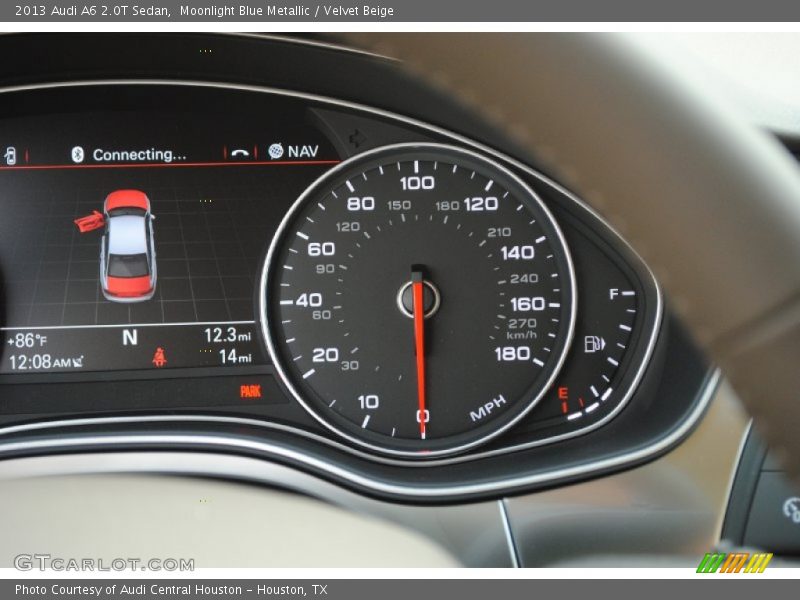 Moonlight Blue Metallic / Velvet Beige 2013 Audi A6 2.0T Sedan