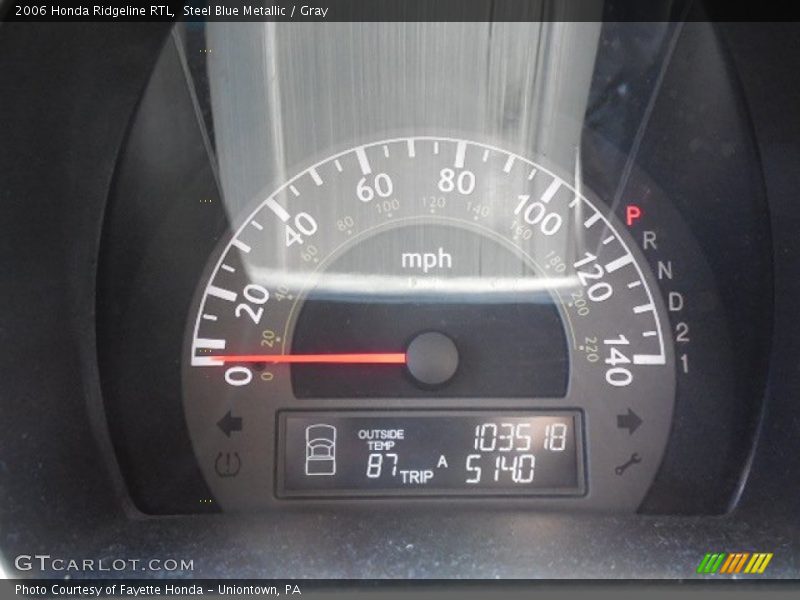 Steel Blue Metallic / Gray 2006 Honda Ridgeline RTL