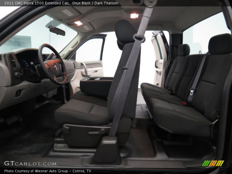  2011 Sierra 1500 Extended Cab Dark Titanium Interior