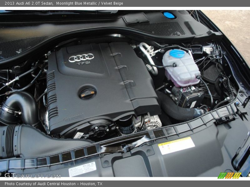 Moonlight Blue Metallic / Velvet Beige 2013 Audi A6 2.0T Sedan