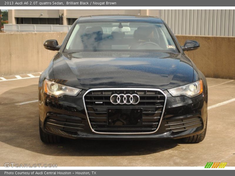 Brilliant Black / Nougat Brown 2013 Audi A6 2.0T quattro Sedan