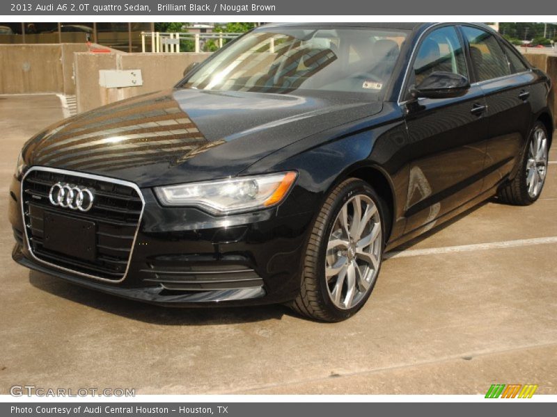 Brilliant Black / Nougat Brown 2013 Audi A6 2.0T quattro Sedan