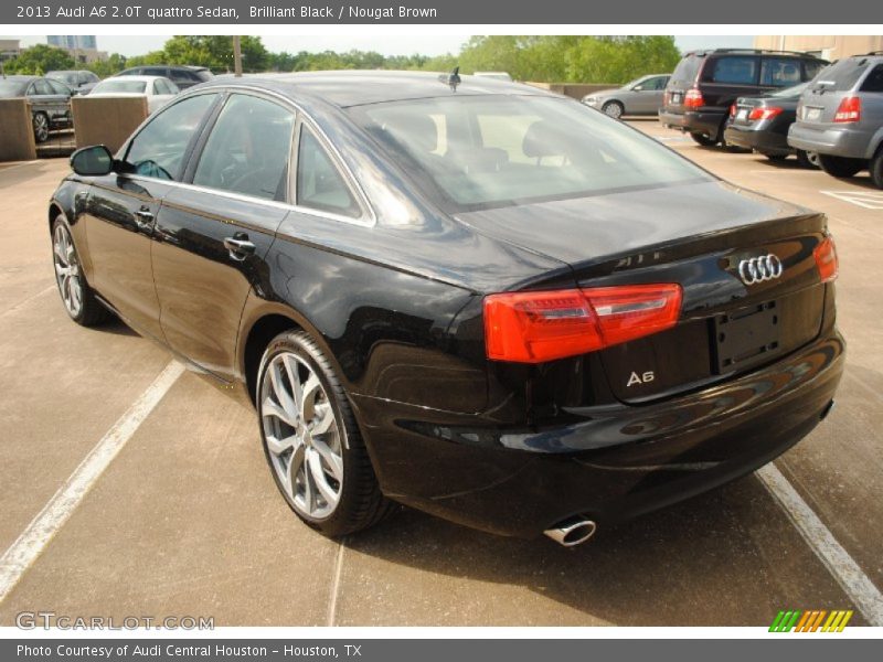Brilliant Black / Nougat Brown 2013 Audi A6 2.0T quattro Sedan