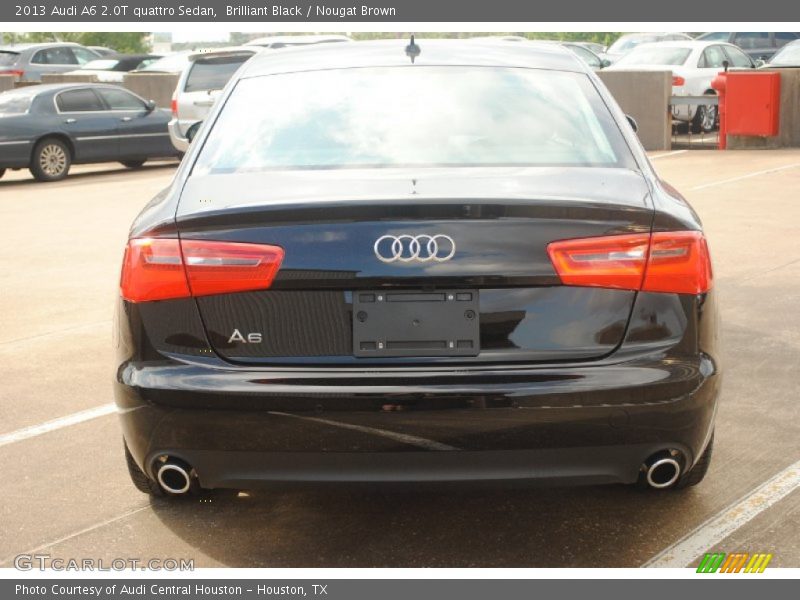 Brilliant Black / Nougat Brown 2013 Audi A6 2.0T quattro Sedan