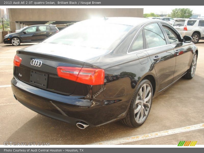 Brilliant Black / Nougat Brown 2013 Audi A6 2.0T quattro Sedan